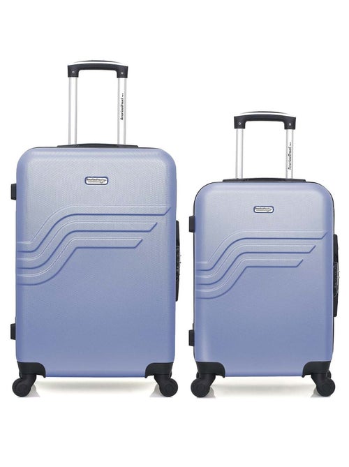 AMERICAN TRAVEL - Lot de 2 - Valise weekend et valise cabine QUEENS - Kiabi