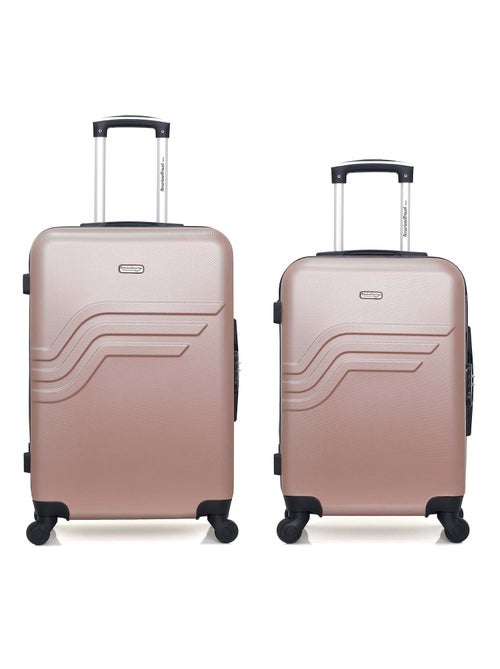 AMERICAN TRAVEL - Lot de 2 - Valise weekend et valise cabine QUEENS - Kiabi