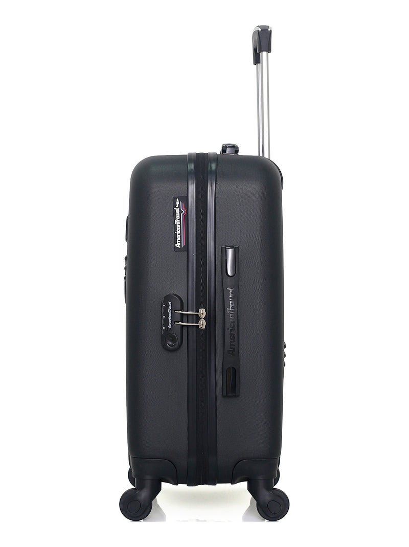 AMERICAN TRAVEL - LOT DE 2 - Valises cabine et vanity CHELSEA Noir - Kiabi