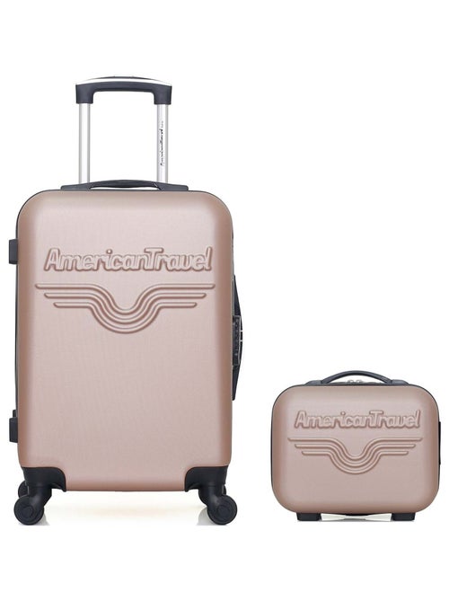 AMERICAN TRAVEL - LOT DE 2 - Valises cabine et vanity CHELSEA - Kiabi