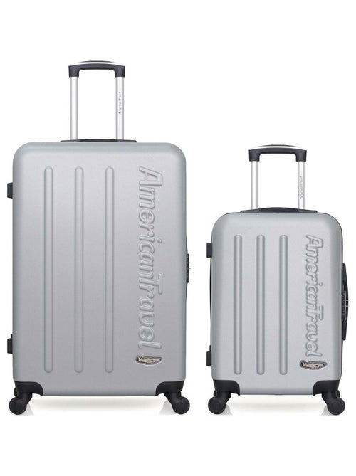 AMERICAN TRAVEL - LOT DE 2 - Valises grand format et cabine BRONX - Kiabi