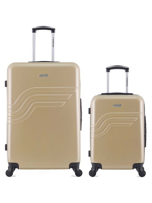 AMERICAN TRAVEL - LOT DE 2 - Valises grand format et cabine DETROIT - Kiabi