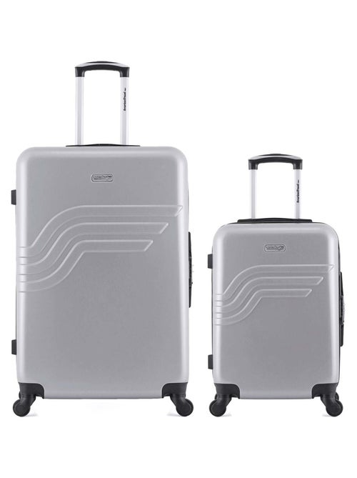AMERICAN TRAVEL - LOT DE 2 - Valises grand format et cabine DETROIT - Kiabi