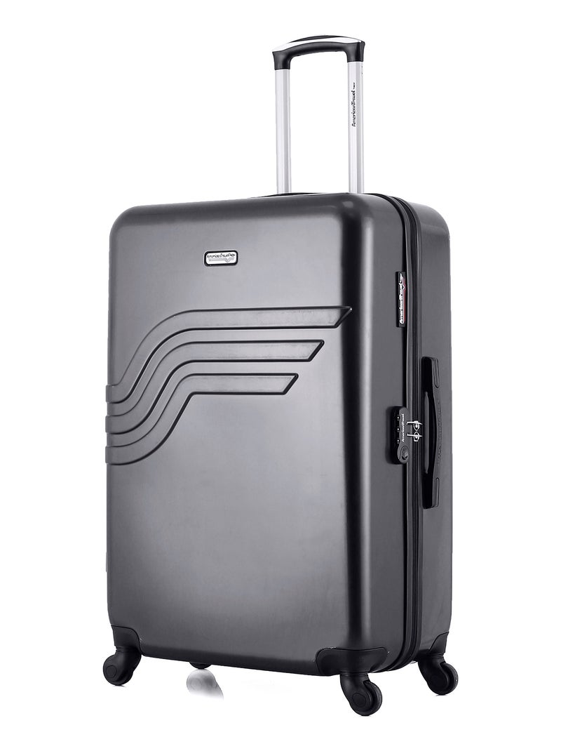AMERICAN TRAVEL - LOT DE 2 - Valises grand format et cabine DETROIT Noir - Kiabi