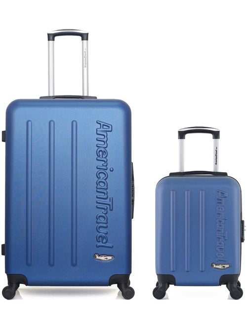 AMERICAN TRAVEL - LOT DE 2 - Valises grand format et cabine XXS BRONX - Kiabi