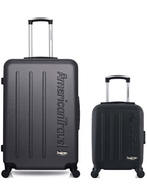 AMERICAN TRAVEL - LOT DE 2 - Valises grand format et cabine XXS BRONX - Kiabi