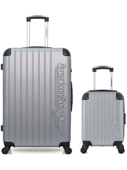 AMERICAN TRAVEL - LOT DE 2 - Valises grand format et cabine XXS BUDAPEST - Kiabi