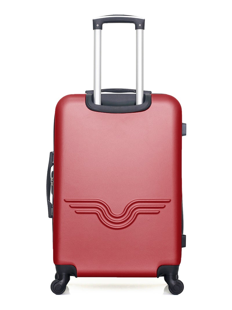 AMERICAN TRAVEL - LOT DE 2 - Valises weekend et vanity CHELSEA Rouge - Kiabi