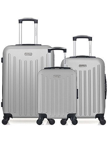 AMERICAN TRAVEL - Lot de 3 - Valise weekend, valise cabine et valise cabine XXS BROOKLYN