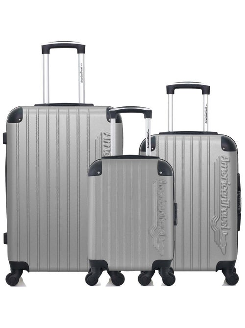 AMERICAN TRAVEL - Lot de 3 - Valise weekend, valise cabine et valise cabine XXS BUDAPEST - Kiabi