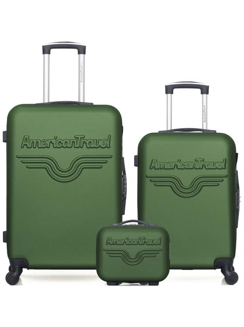 AMERICAN TRAVEL - Lot de 3 - Valise weekend, valise cabine et vanity CHELSEA - Kiabi