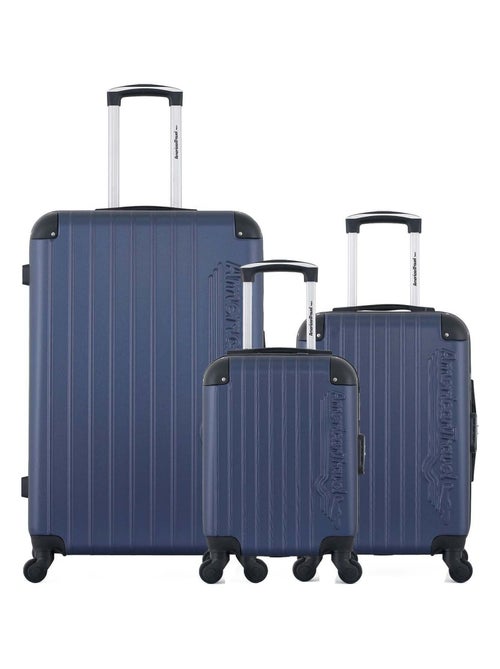 AMERICAN TRAVEL - LOT DE 3 - Valises grand format, cabine et cabine XXS BUDAPEST - Kiabi