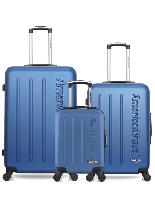 AMERICAN TRAVEL - LOT DE 3 - Valises grand format, weekend et cabine XXS BRONX - Kiabi