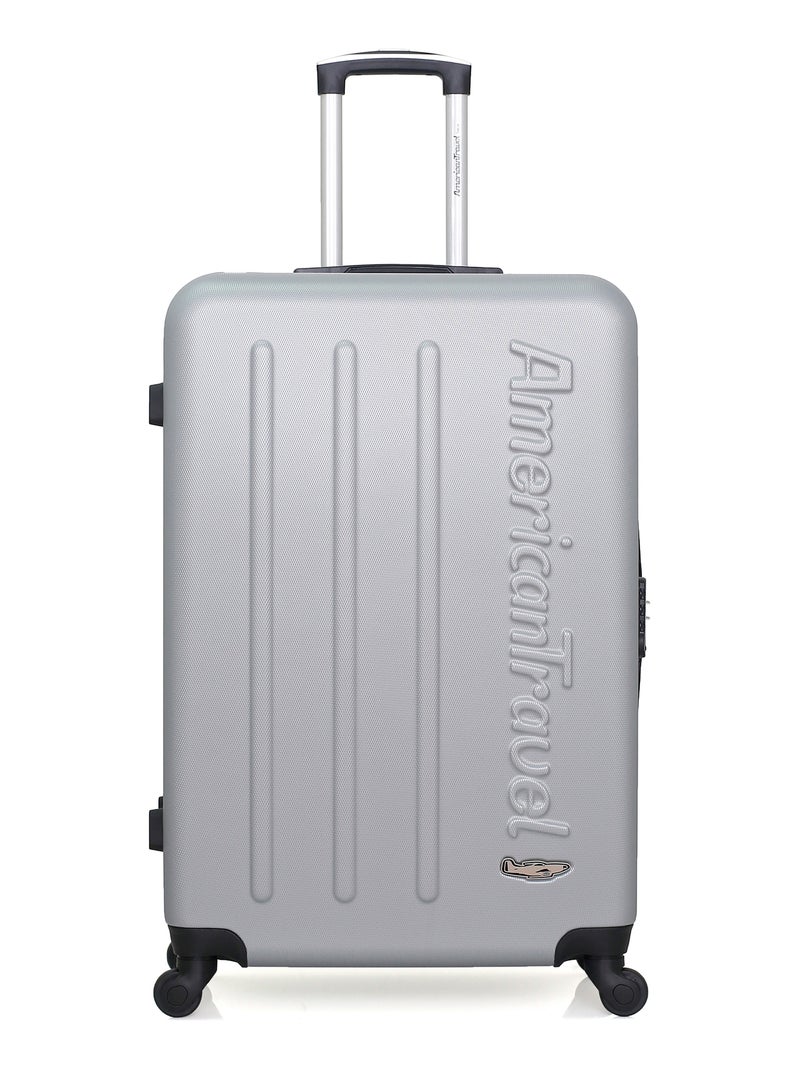 AMERICAN TRAVEL - LOT DE 3 - Valises grand format, weekend et cabine XXS BRONX Gris - Kiabi