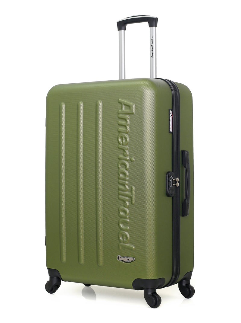 AMERICAN TRAVEL - LOT DE 3 - Valises grand format, weekend et cabine XXS BRONX Kaki - Kiabi