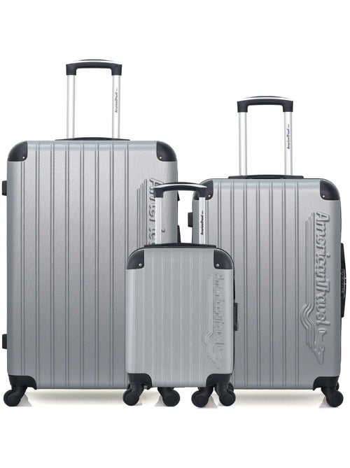 AMERICAN TRAVEL - LOT DE 3 - Valises grand format, weekend et cabine XXS BUDAPEST - Kiabi