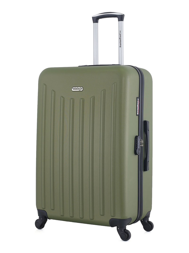 AMERICAN TRAVEL - LOT DE 4 - Valises grand format, weekend, cabine et cabine XXS BROOKLYN Kaki - Kiabi