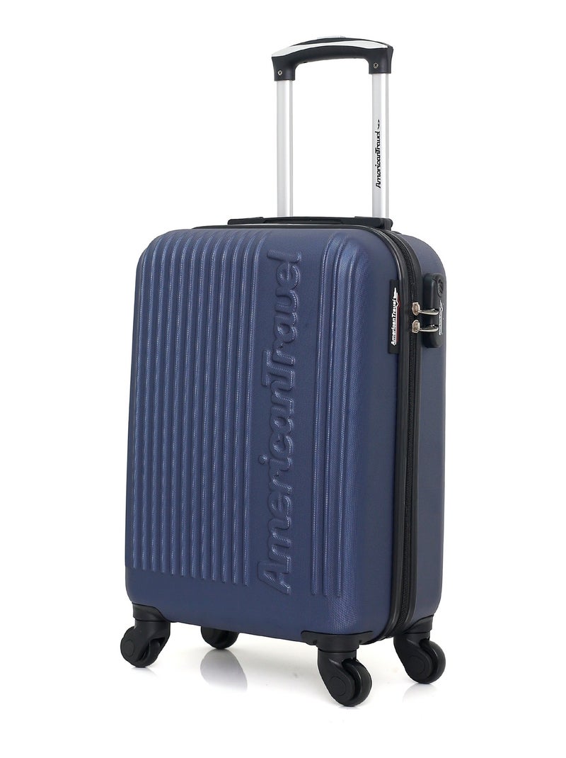 AMERICAN TRAVEL - Set de 2 Valises NASHVILLE-H 50 cm 4 Roues Bleu Bleu marine - Kiabi