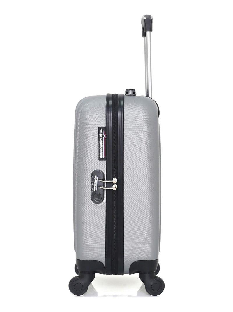 AMERICAN TRAVEL - Set de 2 Valises NASHVILLE-H 50 cm 4 Roues Gris - Kiabi