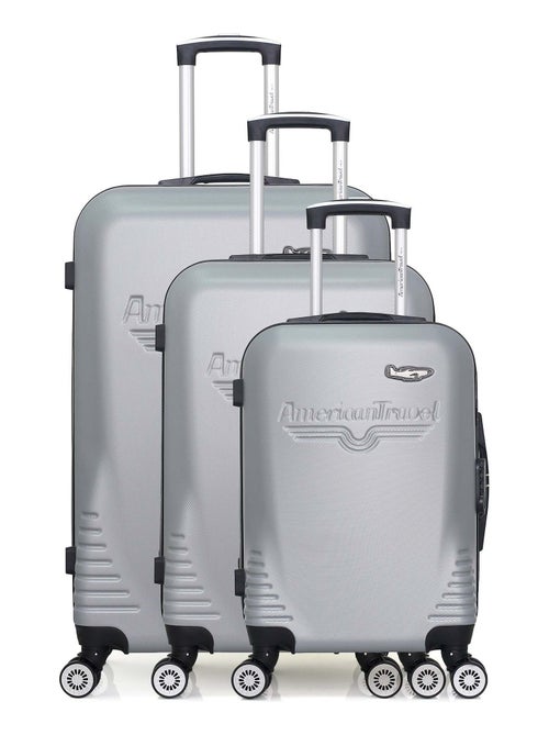 AMERICAN TRAVEL - Set de 3 Valises DC 75 cm 4 Roues - Kiabi
