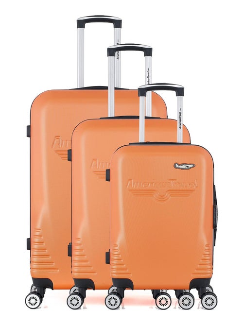 AMERICAN TRAVEL - Set de 3 Valises DC 75 cm 4 Roues - Kiabi