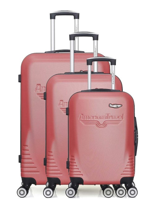 AMERICAN TRAVEL - Set de 3 Valises DC 75 cm 4 Roues - Kiabi