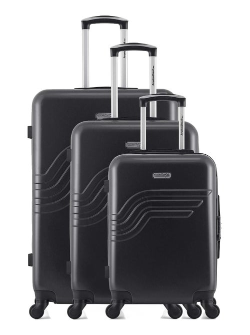 AMERICAN TRAVEL - Set de 3 Valises DETROIT 75 cm 4 Roues - Kiabi