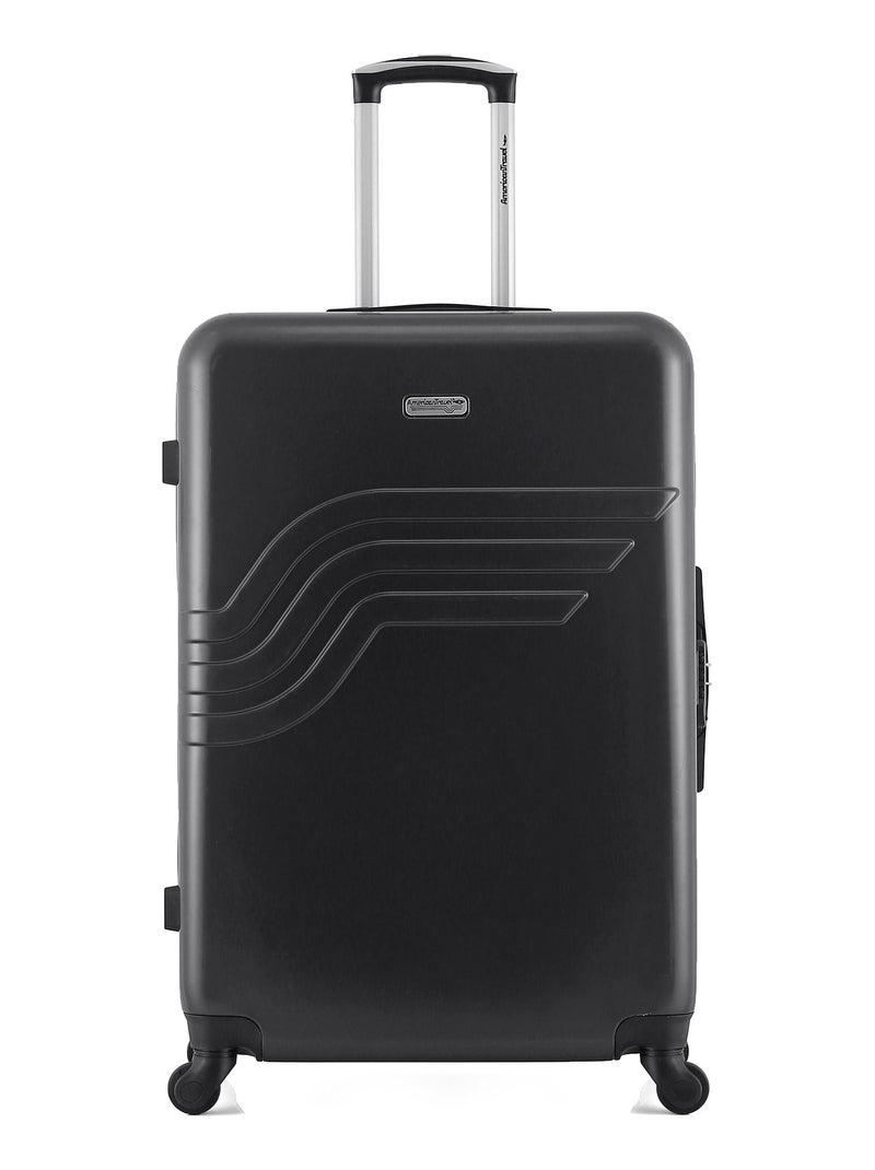 AMERICAN TRAVEL - Set de 3 Valises DETROIT 75 cm 4 Roues Gris foncé - Kiabi