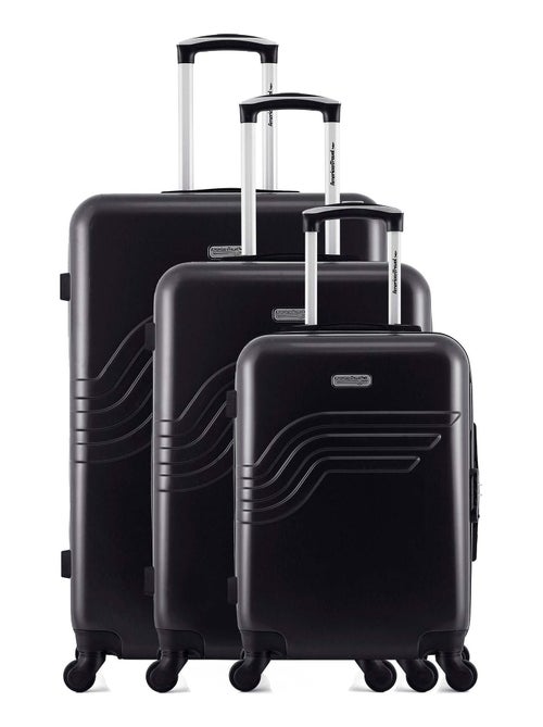 AMERICAN TRAVEL - Set de 3 Valises DETROIT 75 cm 4 Roues - Kiabi