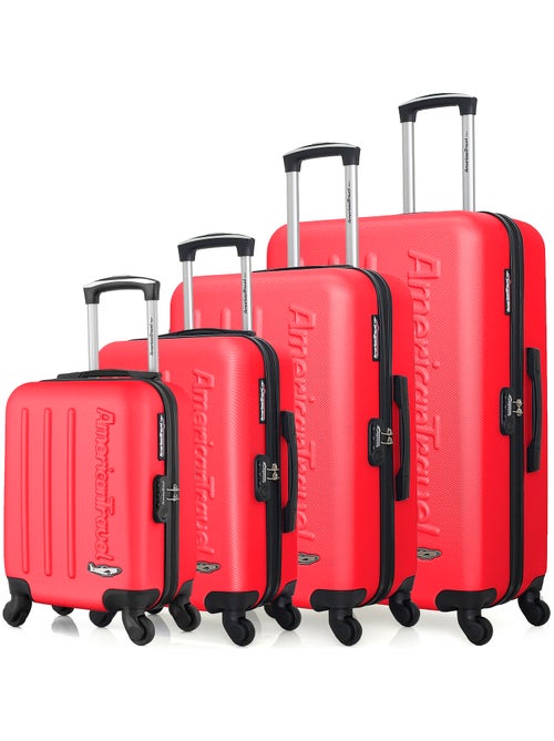 AMERICAN TRAVEL - Set de 4 Valises BRONX-M 75 cm 4 Roues - Kiabi