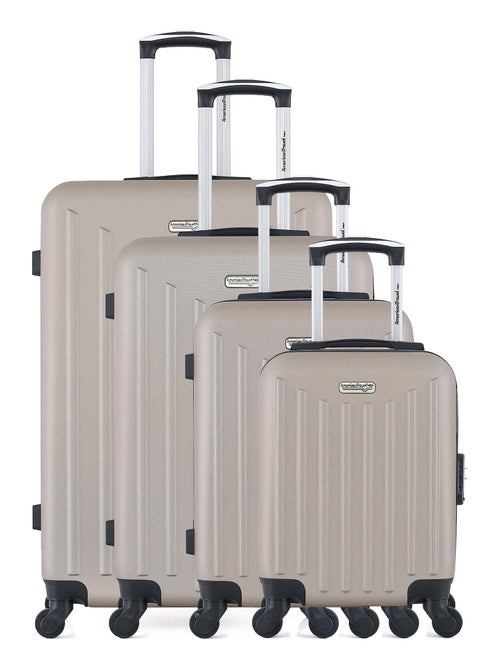 AMERICAN TRAVEL - Set de 4 Valises BROOKLYN-M 75 cm 4 Roues - Kiabi