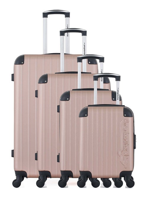 AMERICAN TRAVEL - Set de 4 Valises BUDAPEST-M 75 cm 4 Roues - Kiabi
