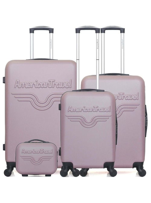 AMERICAN TRAVEL - Set de 4 Valises CHELSEA-C 75 cm 4 Roues - Kiabi