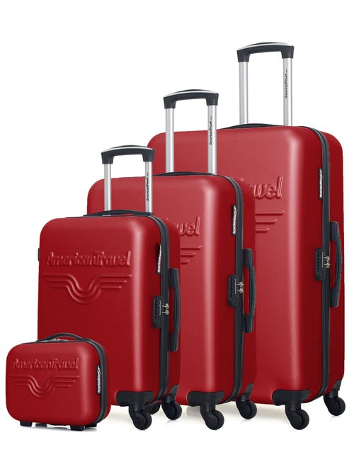 AMERICAN TRAVEL - Set de 4 Valises CHELSEA-C 75 cm 4 Roues - Kiabi