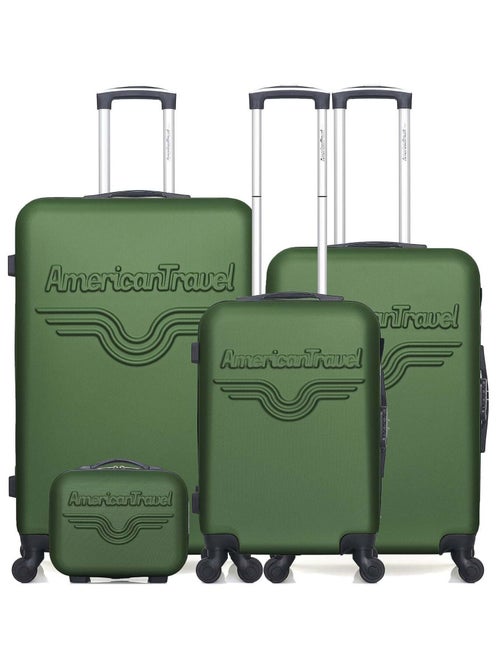 AMERICAN TRAVEL - Set de 4 Valises CHELSEA-C 75 cm 4 Roues - Kiabi