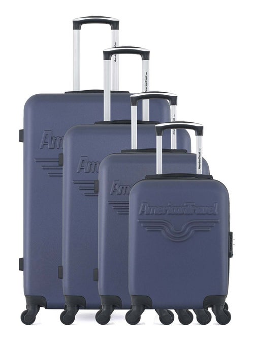 AMERICAN TRAVEL - Set de 4 Valises CHELSEA-M 75 cm 4 Roues - Kiabi