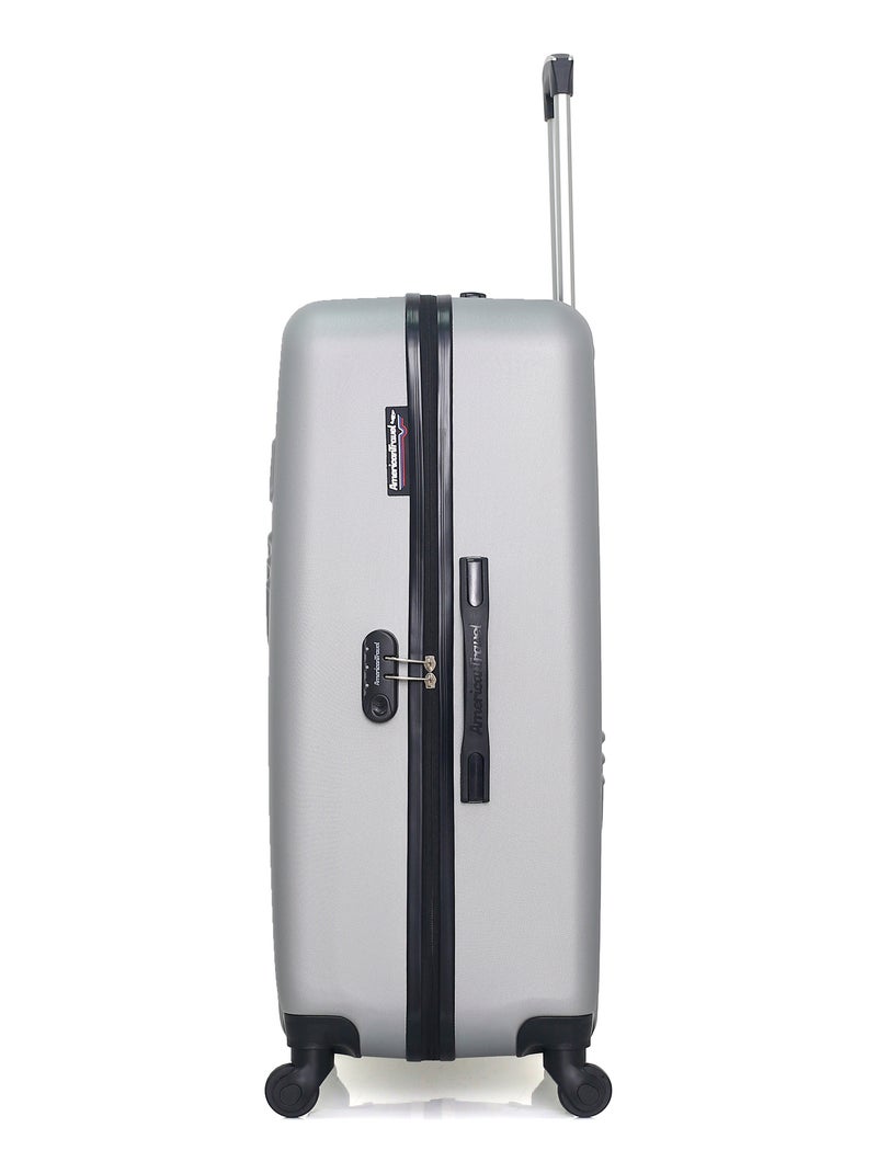 AMERICAN TRAVEL - Set de 4 Valises CHELSEA-M 75 cm 4 Roues Gris - Kiabi