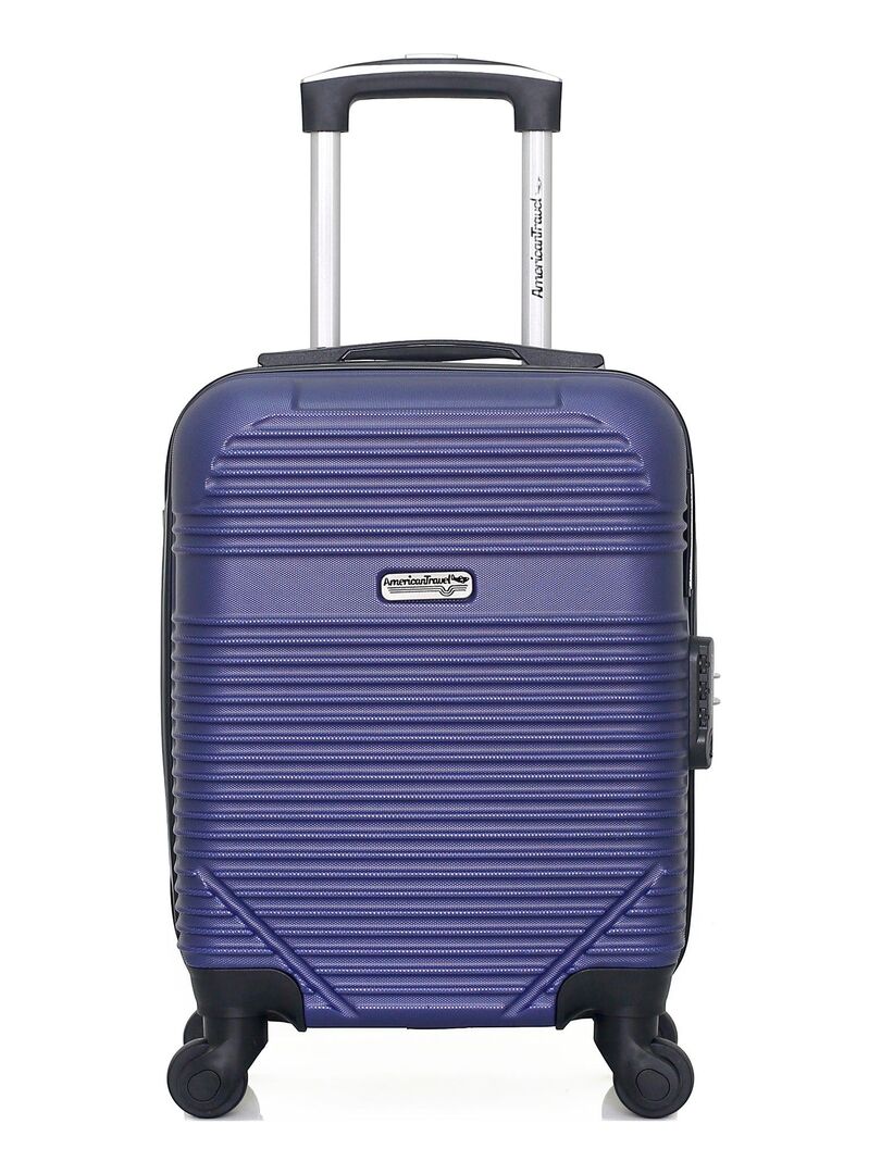 Valise Cabine XXS ABS Budapest 4 Roues – 46 Cm – Par American Travel – Idéale Pour Voyages Courts