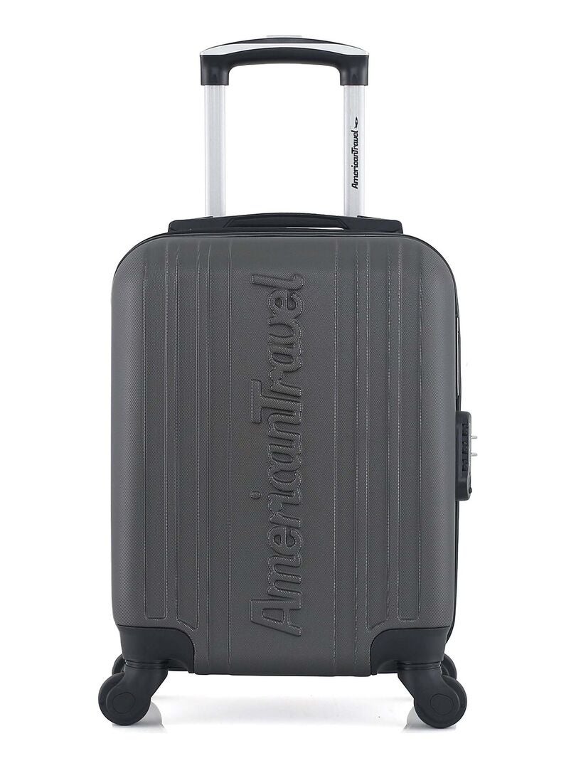 AMERICAN TRAVEL - Valise Cabine XXS ABS SPRINGFIELD 4 Roues 46 cm - Gris foncé - - 109.00