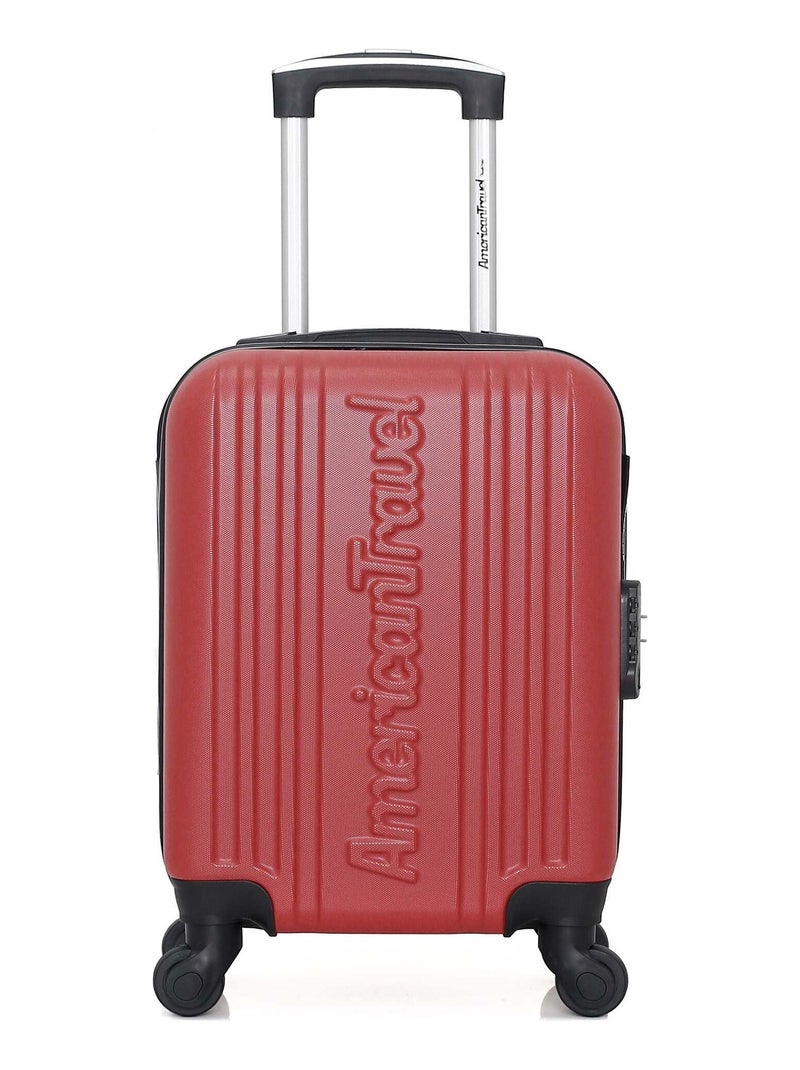 AMERICAN TRAVEL - Valise Cabine XXS SPRINGFIELD 46 cm 4 Roues Bordeaux - Kiabi
