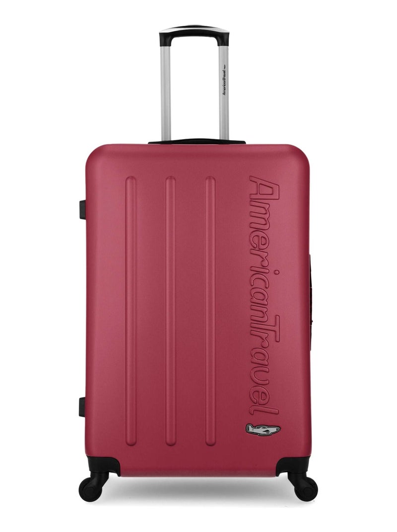 AMERICAN TRAVEL - Valise Grand Format BRONX 75 cm 4 Roues Bordeaux - Kiabi
