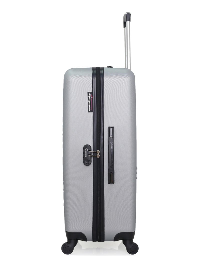 AMERICAN TRAVEL - Valise Grand Format BRONX 75 cm 4 Roues Gris - Kiabi