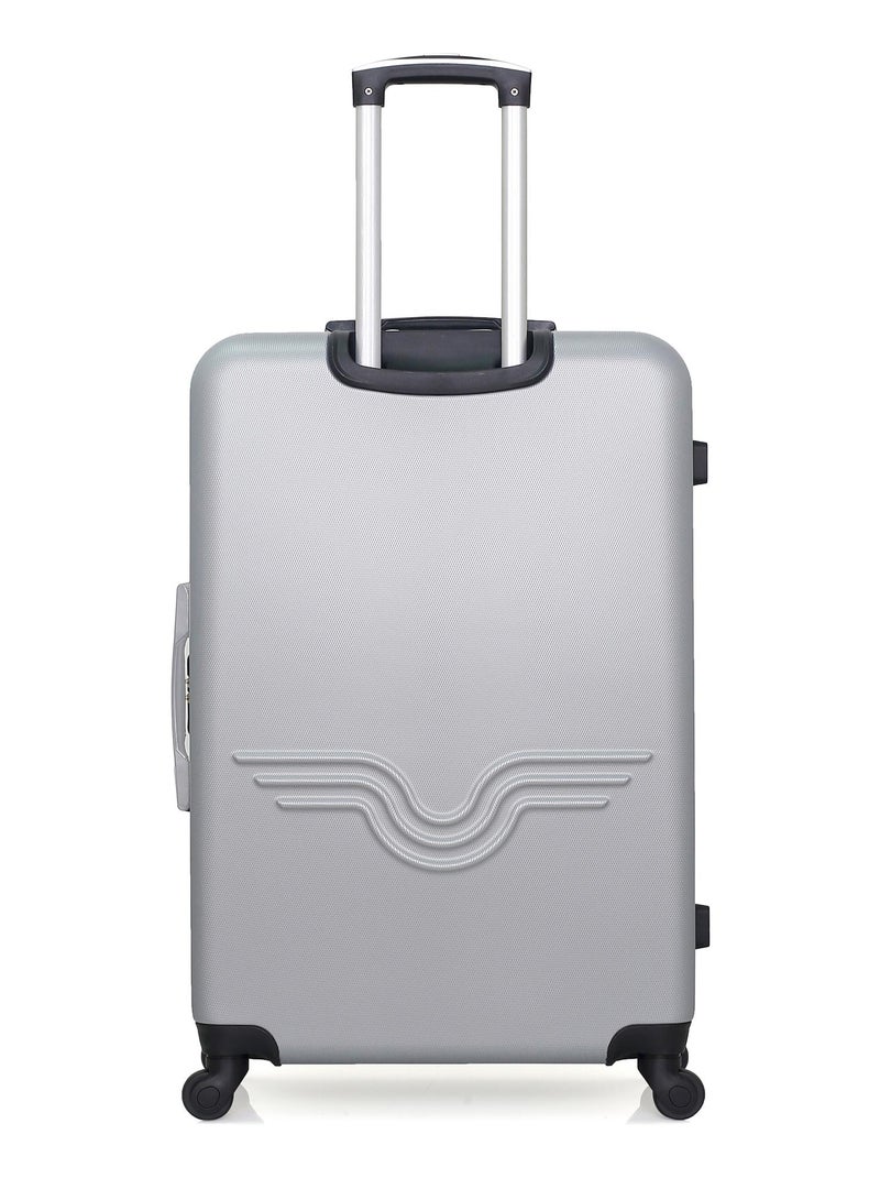 AMERICAN TRAVEL - Valise Grand Format BRONX 75 cm 4 Roues Gris - Kiabi