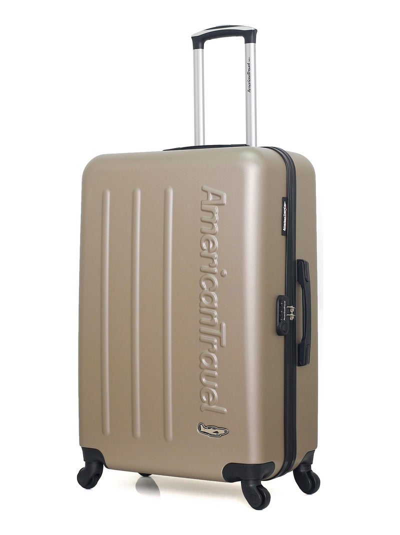 AMERICAN TRAVEL - Valise Grand Format BRONX Beige - Kiabi