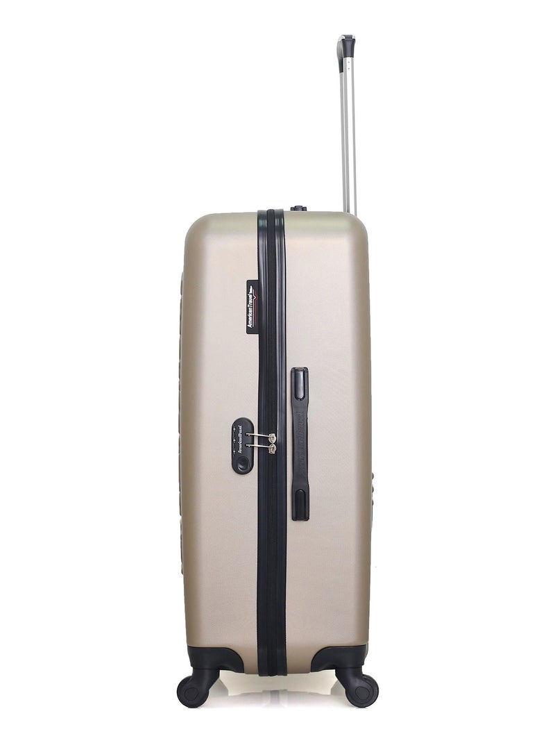 AMERICAN TRAVEL - Valise Grand Format BRONX Beige - Kiabi