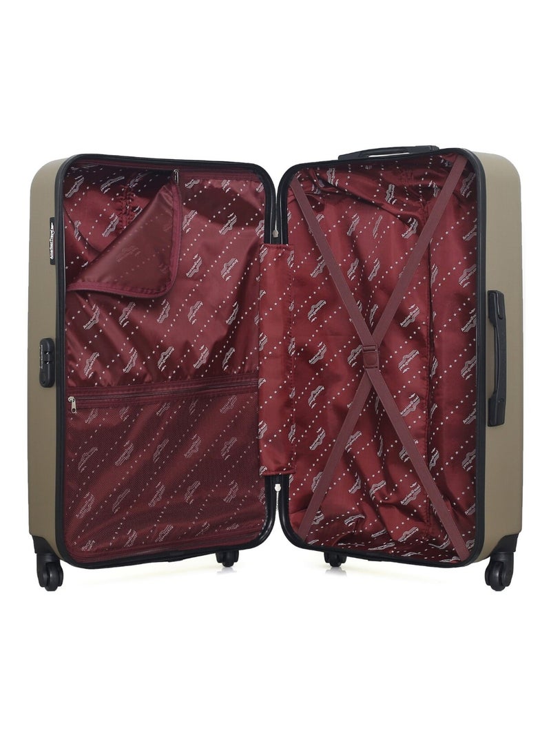 AMERICAN TRAVEL - Valise Grand Format BRONX Beige - Kiabi