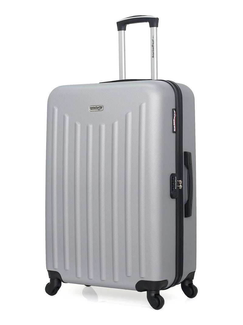 AMERICAN TRAVEL - Valise Grand Format BROOKLYN 75 cm 4 Roues Gris - Kiabi