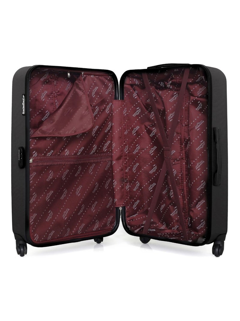 AMERICAN TRAVEL - Valise Grand Format BROOKLYN 75 cm 4 Roues Gris foncé - Kiabi