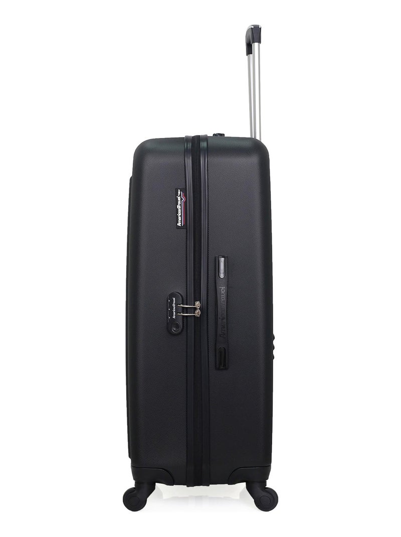 AMERICAN TRAVEL - Valise Grand Format BROOKLYN 75 cm 4 Roues Noir - Kiabi