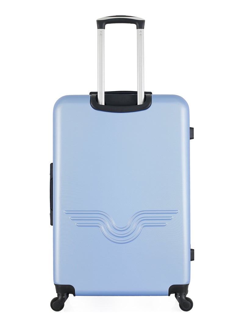 AMERICAN TRAVEL - Valise Grand Format CHELSEA 75 cm 4 Roues Bleu clair - Kiabi